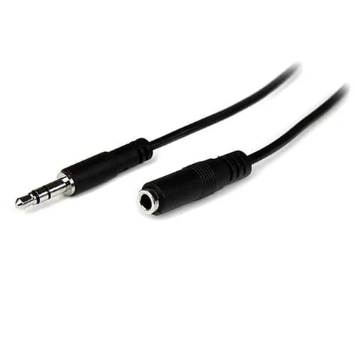 StarTech.com 1m Slim 3.5mm Stereo Extension Audio Cable