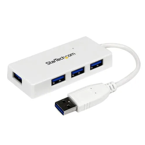 StarTech.com Bärbar SuperSpeed mini USB 3.0-hubb med 4 portar