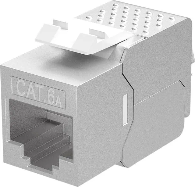 Keystone-modul RJ45 CAT 6A, STP, slim-line