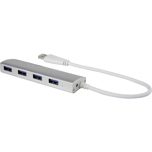 Renkforce 4 Port USB-Hub 3.0 Aluminium