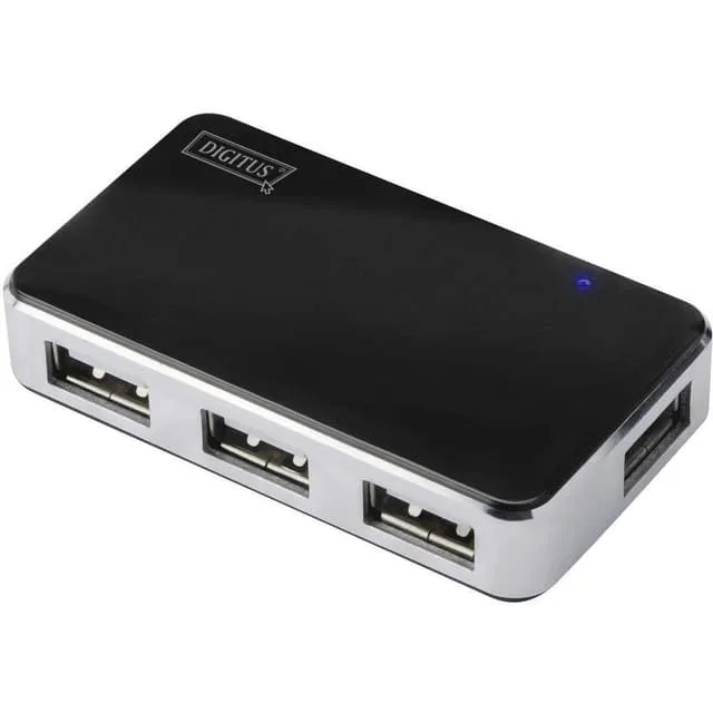 DIGITUS DA-70220 USB 2.0-hubb, 4 portar