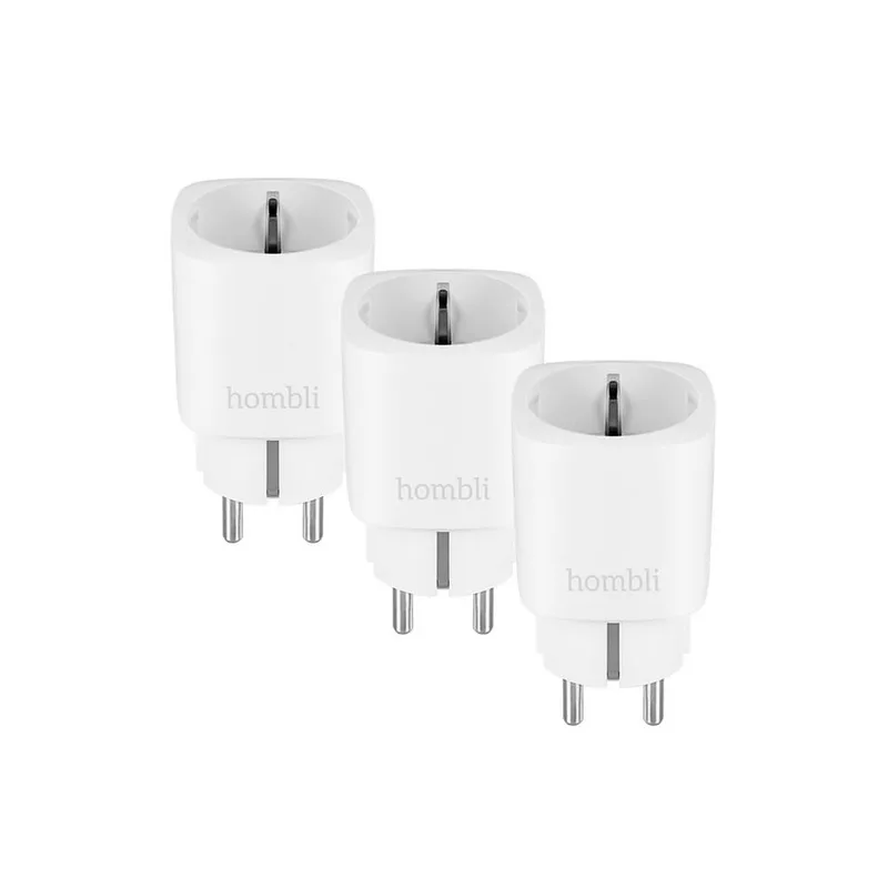 Hombli smart eluttag EU, 2+1-pack, vit