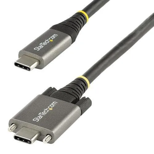 Startech .com 1 m sidoskruvlåsande USB C-kabel 10 Gbps