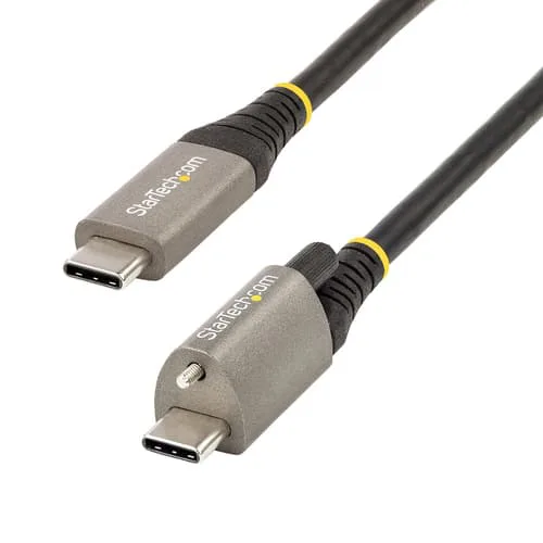 Startech .com 1 m toppskruvlåsande USB C-kabel 10 Gbit/s