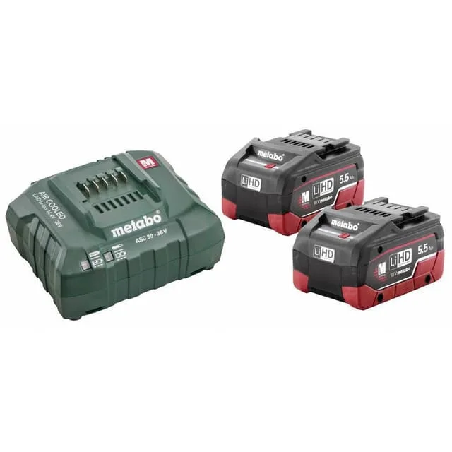 Metabo 685122000 Basic-Set 2 x LiHD 5.5 Ah