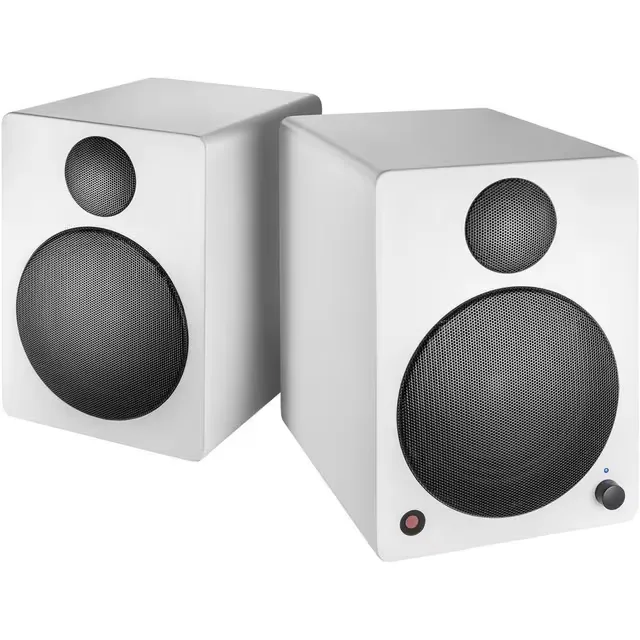 Wavemaster Cube Neo aktiv bokhyllehögtalare, Bluetooth, vit