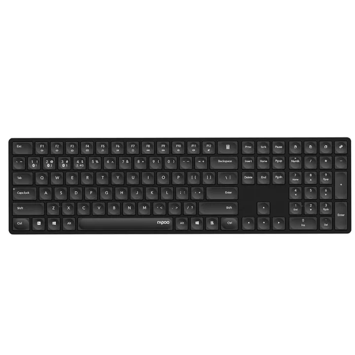 Rapoo E8020 trådlöst tangentbord, multi-mode, ultratunt