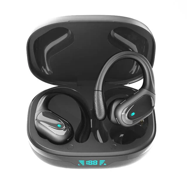 INF Trådlösa hörlurar Bluetooth 5.1 svart