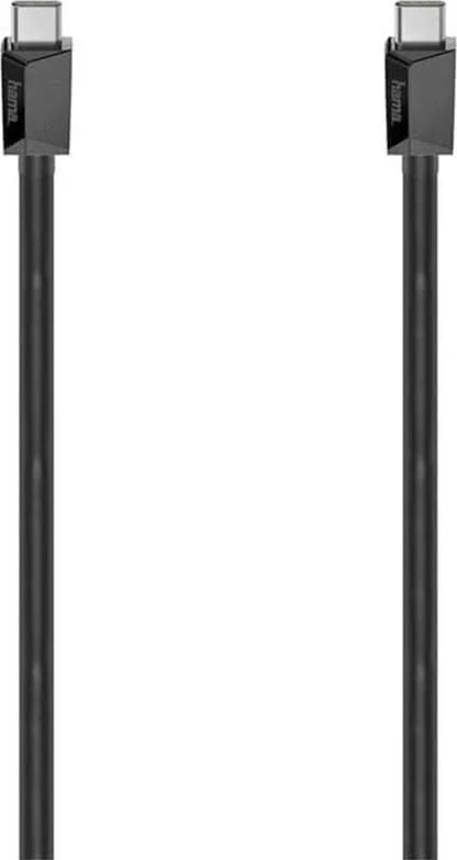 Hama Kabel USB-C USB 3.2 Gen2 10 Gbit/s 1m Svart