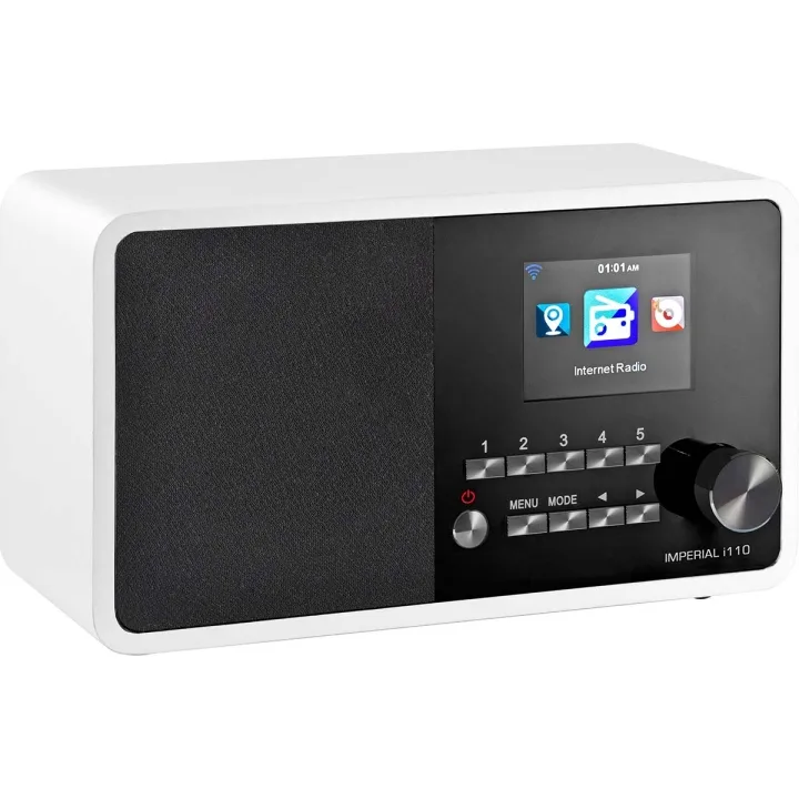 imperial i110 Wi-Fi Internetradio med mediaspelarfunktion Vit