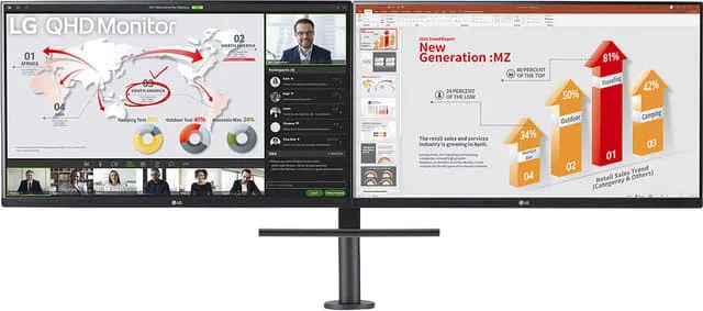 LG 27QP88D QHD 27” Ergo Dual bildskärm