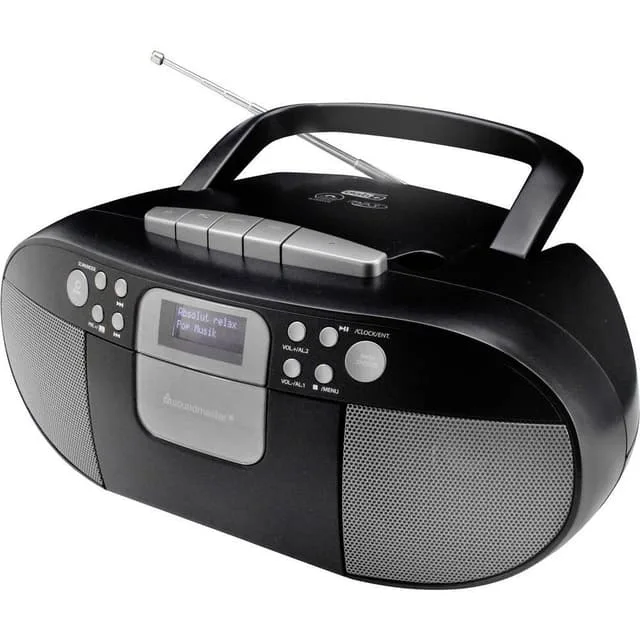 Soundmaster SCD7800SW kassettradio med CD, DAB+, FM, svart
