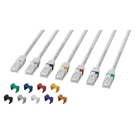 Lanview CAT6A UTP nätverkskabel 10 m, vit LSZH