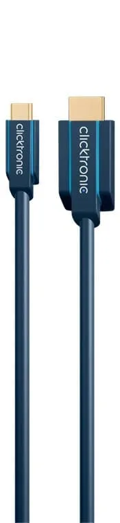ClickTronic Adapterkabel från USB-C™ till HDMI™ Premiumkabel
