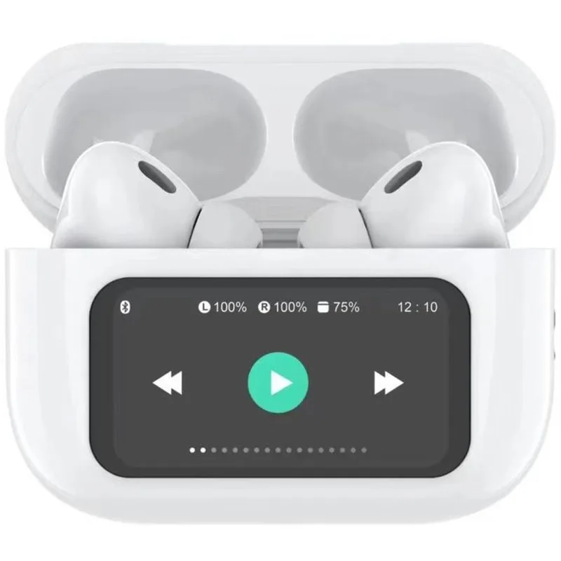 Celly - Hörlurar In-Ear TWS ANC ENC LED Sound LED Vit - A14044