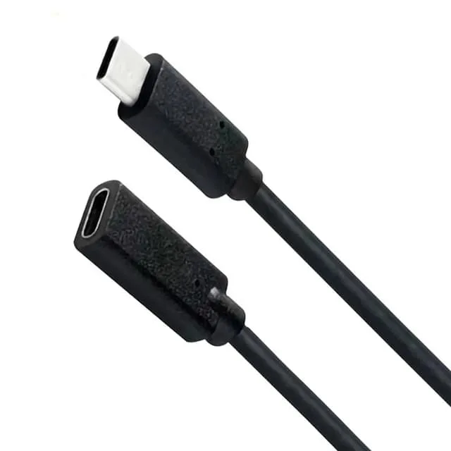 NÖRDIC 1,5m USB3.2 Gen2 SuperSpeed USB 10Gbps USB-C till C PVC förlängningskabel