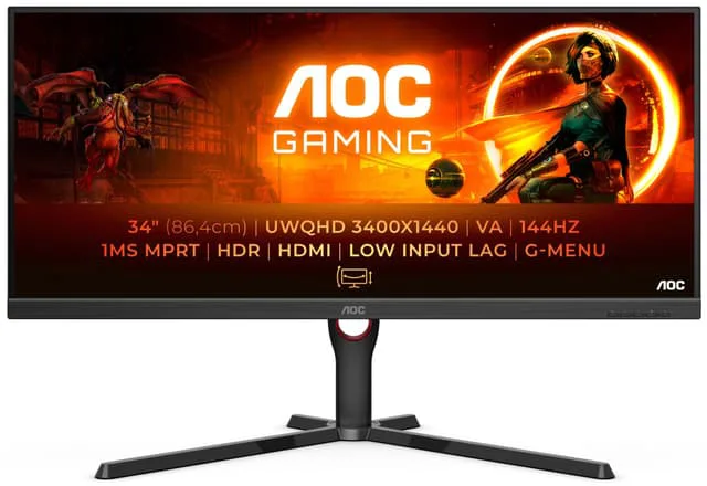 AOC U34G3XM/EU 34" bildskärm för gaming