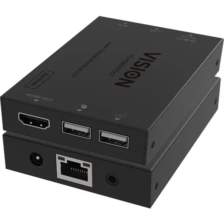 Vision HDMI-over-IP-mottagare, svart