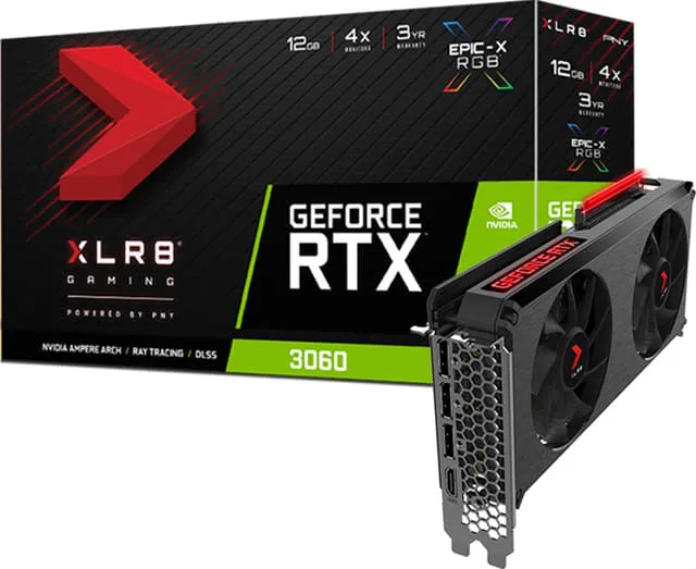 PNY GEFORCE RTX 3060 12GB REVEL EPIC-X Dual Fan Edition