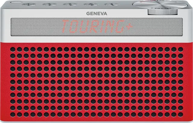Geneva Touring/S+ portabel DAB+-radio (röd)