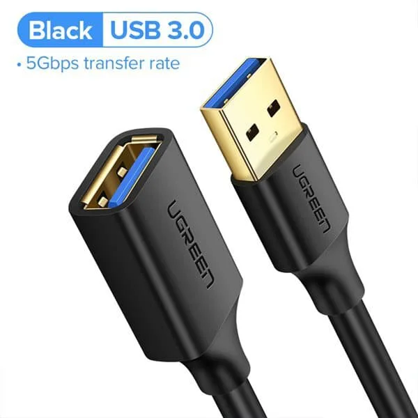 24 Förlängningskabel USB-hane 3m