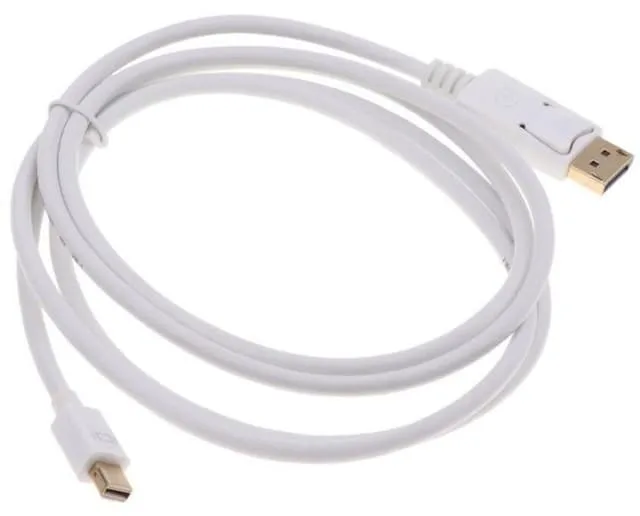 NORDIQZENZ Displayport till Mini Displayport kabel, Vit, 2m