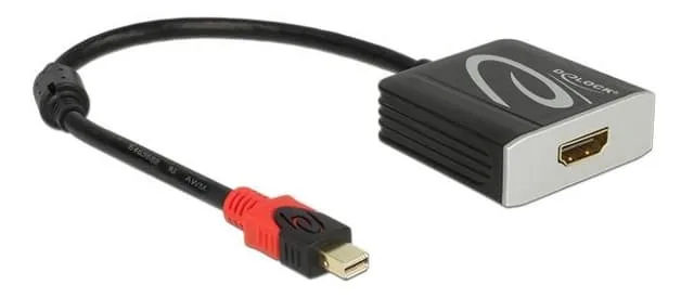 DeLOCK mini DisplayPort till HDMI-adapter, aktiv, 4K i 60Hz
