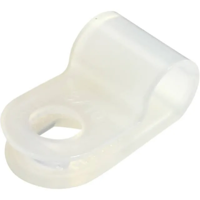 TRU COMPONENTS TC-6645704 Fästklämma skruv Transparent