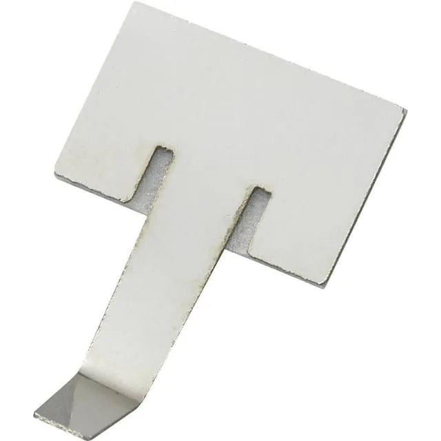 TRU COMPONENTS 543674 Fästklämma självhäftande Silver 1