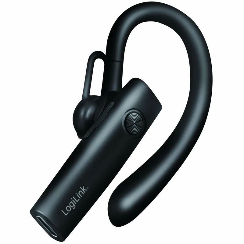 Headset Trådlöst Mono avtagbar mic Svart