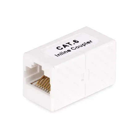 StarTech.com RJ45 Coupler 5-Pack, Inline Cat6 Coupler, Female to Female (F/F) T568 Connector, Unshie