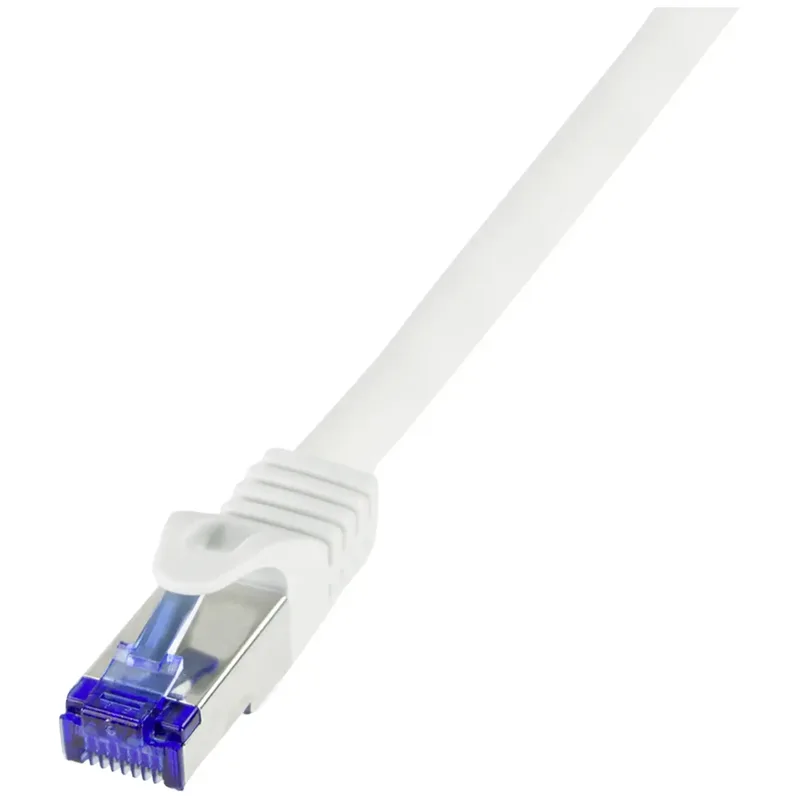 LogiLink C6A101S RJ45 USB-kabel CAT 6A S/FTP 15.00 m Vit 1 st