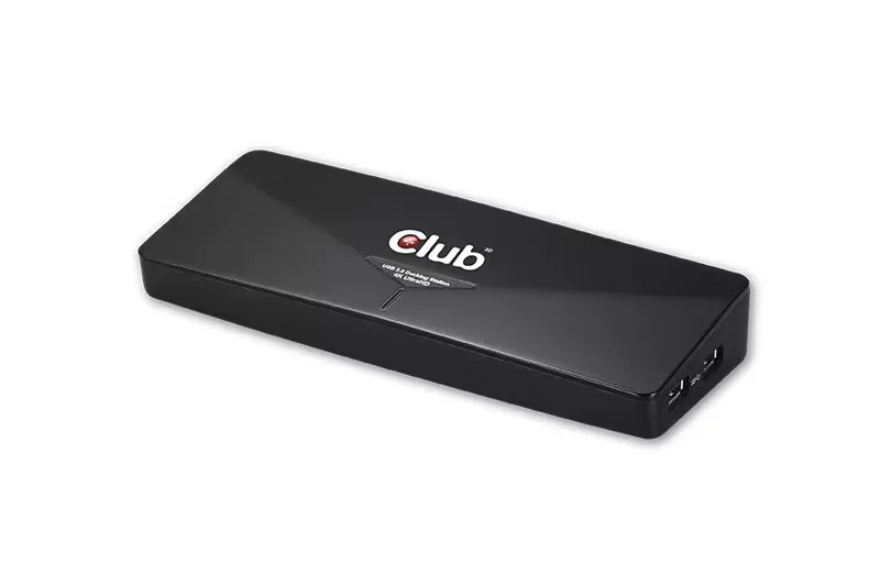 Club 3D CSV-3103D 9-i-1 USB-A-dockningsstation 4K 30 Hz med HDMI, DisplayPort och DVI Svart