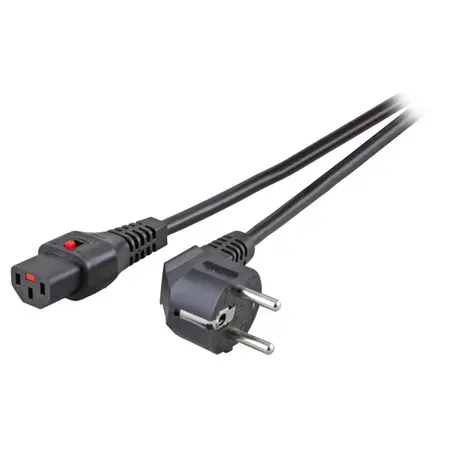 EFB Elektronik EK600SW.3 el-ledning, typ F till C13, svart, 3 m