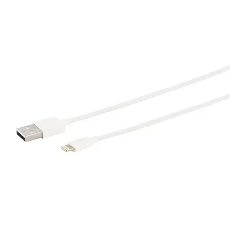 S-Impuls laddarkabel USB-A till Lightning 8-Pin, 0,5 m, vit