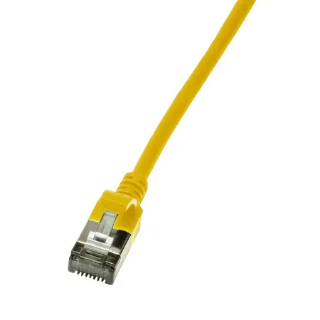 LogiLink CQ9037S nätverkskabel gul 1 m Cat6a S/FTP