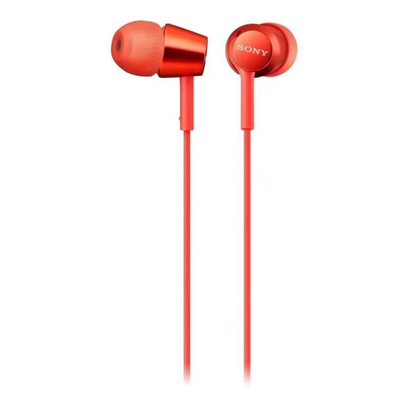 Sony Hörlurar med Mikrofon Sony MDR-EX155AP Röd