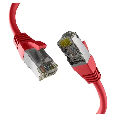 EFB CAT8.1 patchkabel RJ45, röd, 15 m, S/FTP PIMF