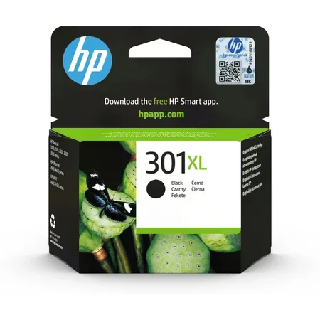 HP 301XL - Lång livslängd - svart - original