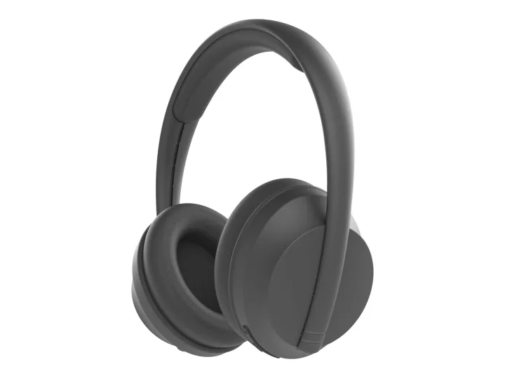 Denver BTH-235B Over Ear-hörlurar Bluetooth, Trådlös Stereo Svart Headset, Volymkontroll, Fjärrkontroll, Batteriladdningsindikering Mobiltelefon