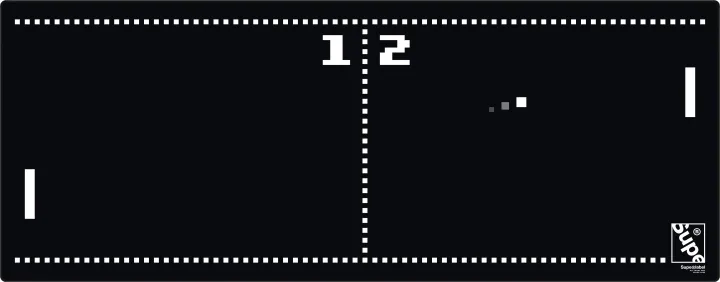 Supe Deskmat Pong musmatta, 92 x 36 cm