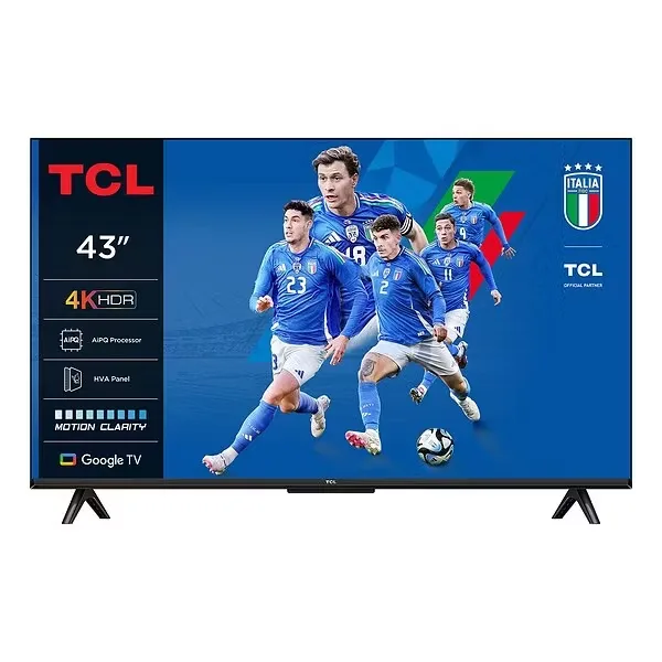 TCL P6K 43P6K TV 43" 4K Ultra HD Smart TV Wi-Fi Metallic