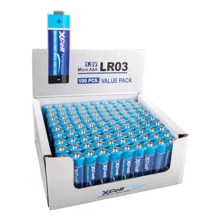 XCell 146960 engångsbatteri AAA (R03), alkaliskt