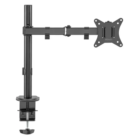 DELTACO enkelt bordsfäste, lutande och svängbart, 13-32", 9 kg