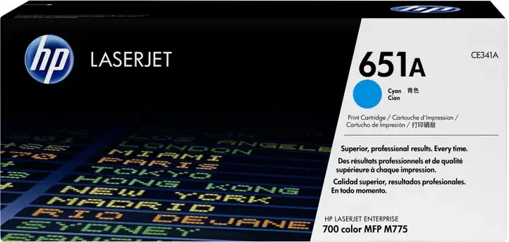 HP 651A - Cyan - original - LaserJet - tonerkassett