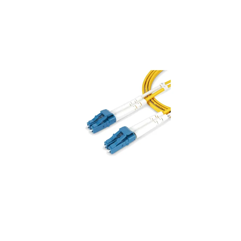 StarTech.com 2 m fiberkabel LC till LC (UPC), OS2 singelmod, duplex