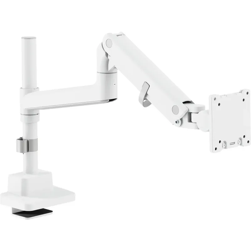 Digitus - Single Monitorhalterung, 57, 27 kg Monitor bordsfäste 1 Skärm(ar) 144,8 cm (57) Vit Vridbar, Tiltbar, Roterbar, Svängbar