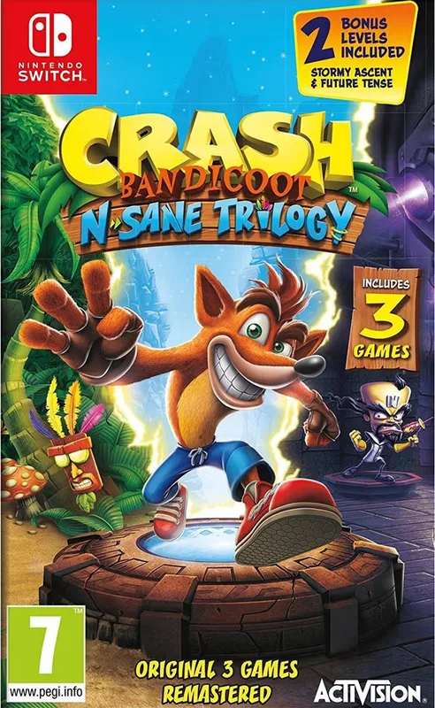 Nordisk Film Crash Bandicoot N.Sane Trilogy till Nintendo Switch
