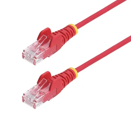 StarTech.com Cat6 nätverkskabel, smal, 2 m, röd