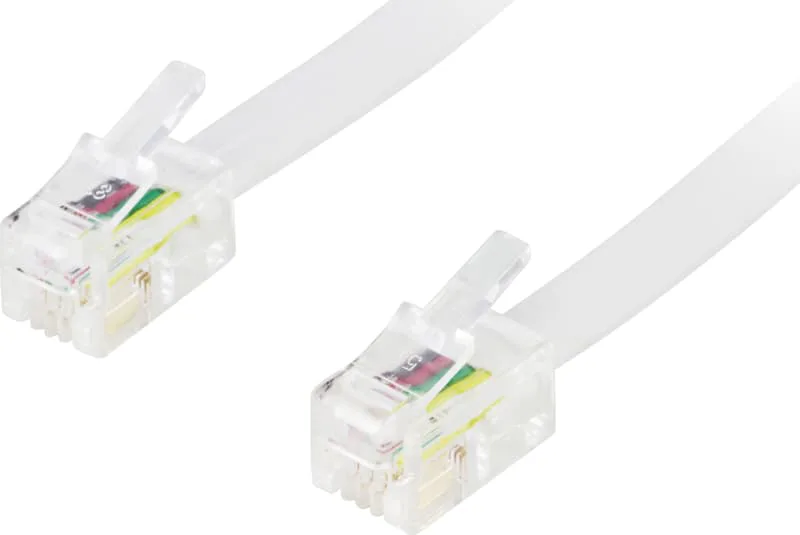 Modularkablage patchkabel telefon 4P4C (RJ9/RJ10/RJ22), 10 meter